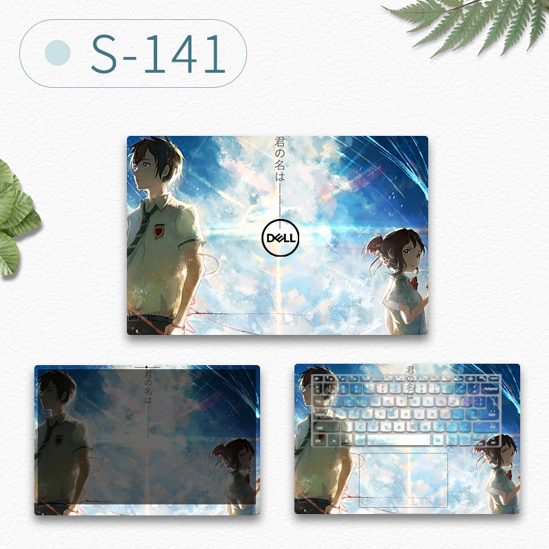 Miếng Dán 3 Mặt Bảo Vệ Laptop Họa Tiết Hoạt Hình Cho Laptop Dell Inspiron 14 5415 5420 5410 5418 5405 5402 Vostro 14 5410 14 inch