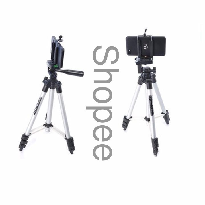 Chân máy chụp hình Tripod 3110 + kẹp điện thoại Good