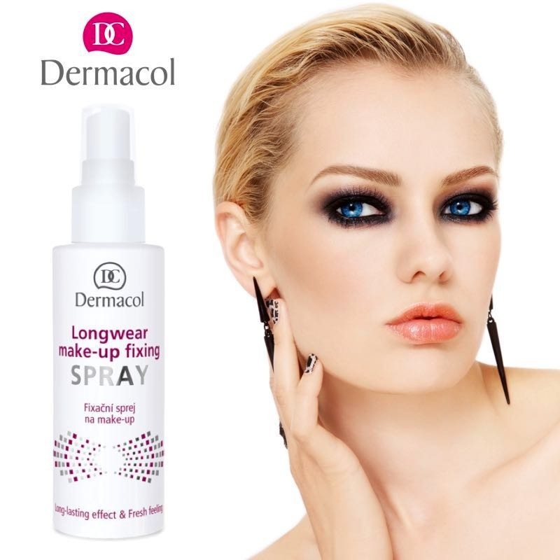 Xịt khoá trang điểm giữ các lớp trang điểm cố định bền màu Dermacol Longwear Makeup Fixing Spray 150ml