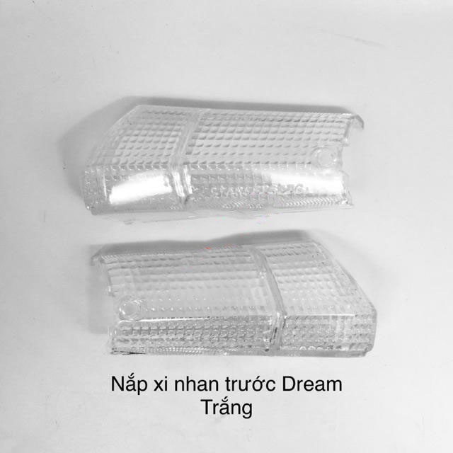 FULL BỘ NẮP HẬU VÀ CHỤP XI NHAN TRẮNG TRONG SUỐT CHO XE DREAM. LOẠI 50 cc DREAM. VIỆT 100cc