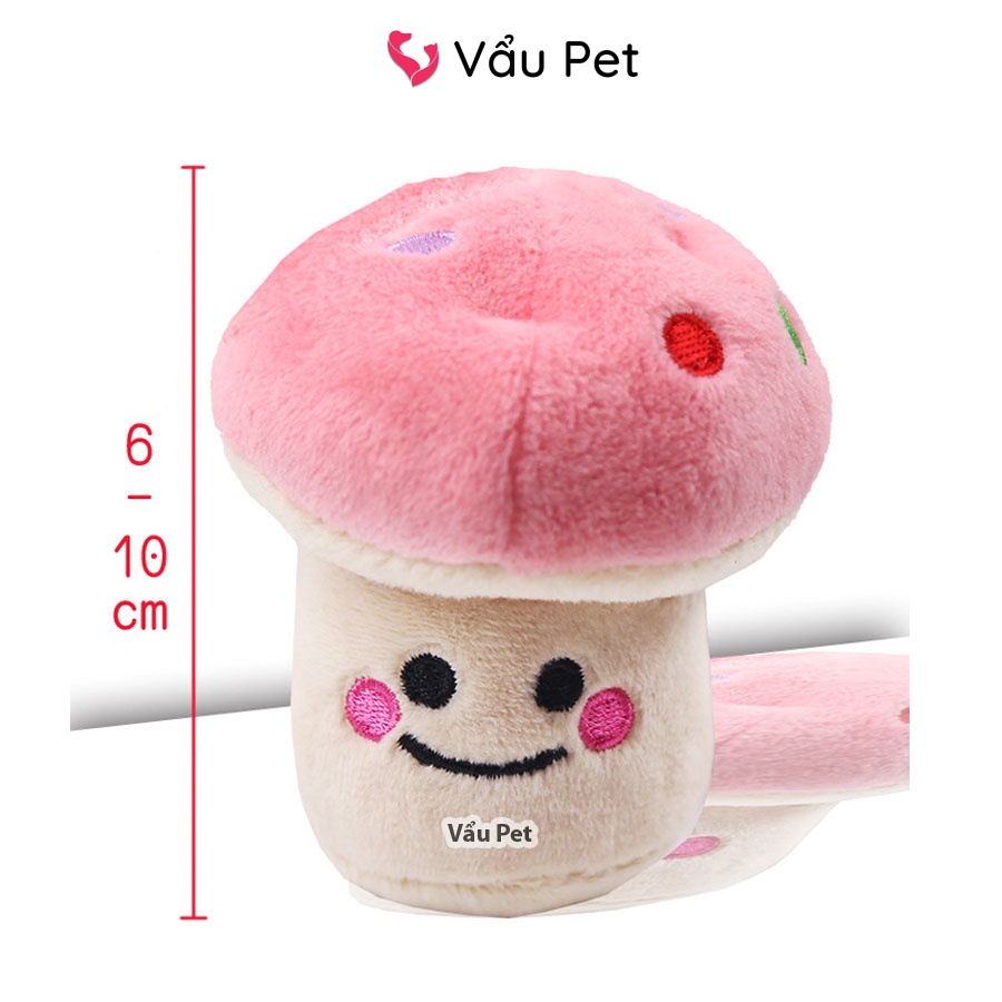 Đồ chơi cho chó mèo nấm bông Vẩu Pet Shop