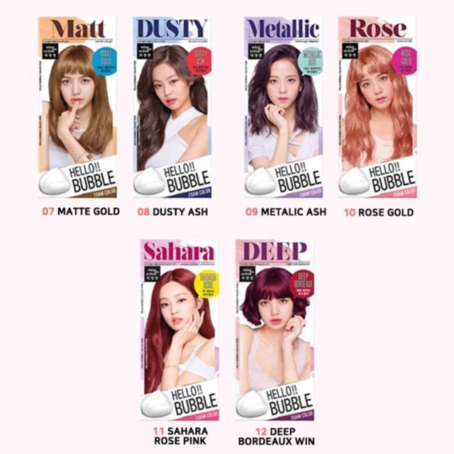 Black Pink's Choice- Thuốc Gội Nhuộm Tóc Dạng Bọt Miseen Hello Bubble Foam Color 2019 | BigBuy360 - bigbuy360.vn