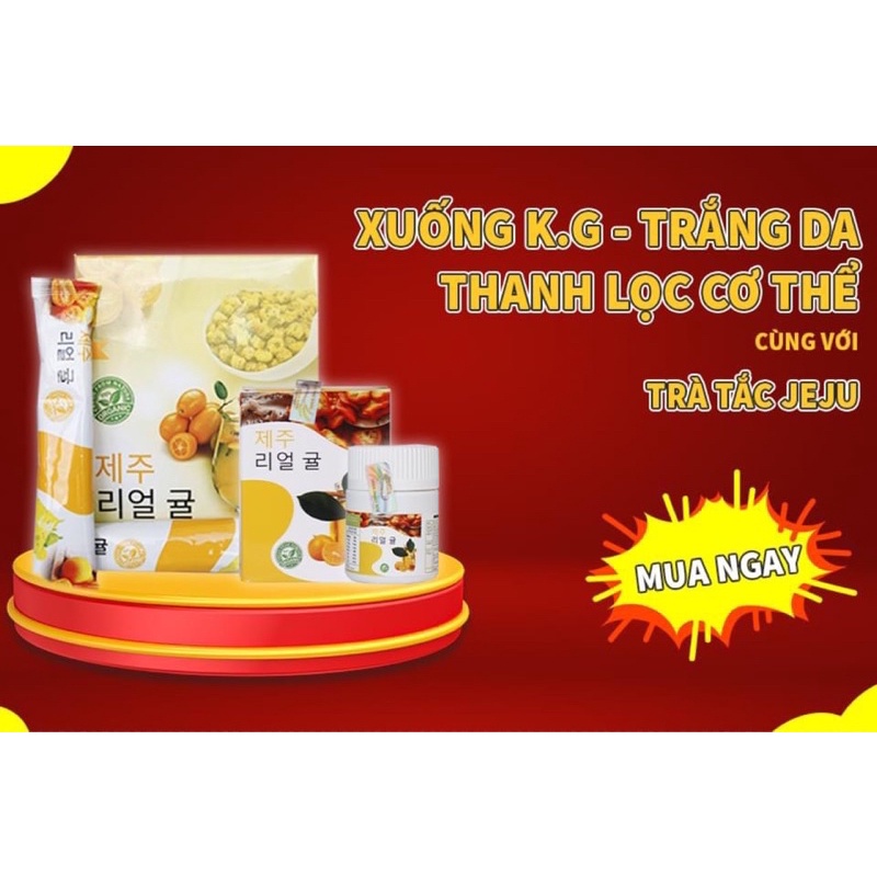 COMBOR TRÀ TẮC JEJU VIP + JEJU DETOX