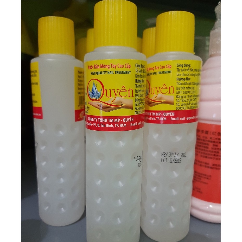 Nước rửa móng cao cấp Quyên 125ml