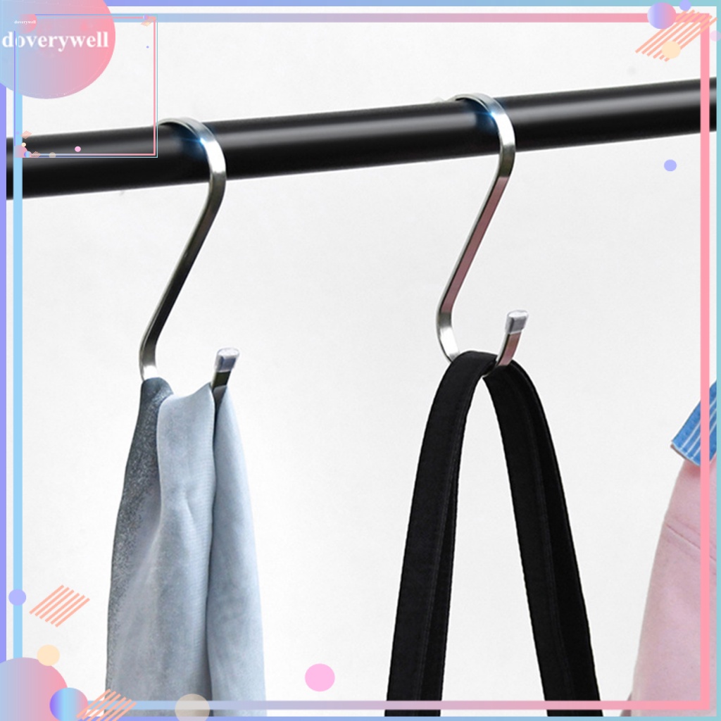 Móc Treo Đồ Hình Chữ S Không Đục Lỗ Có Thể Tái Sử Dụng Cho Nhà Tắm