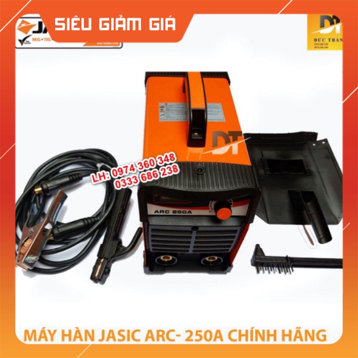 Cam kết Chính hãng MÁY HÀN ĐIỆN TỬ JASIC ARC 250A 1 núm điều chỉnh