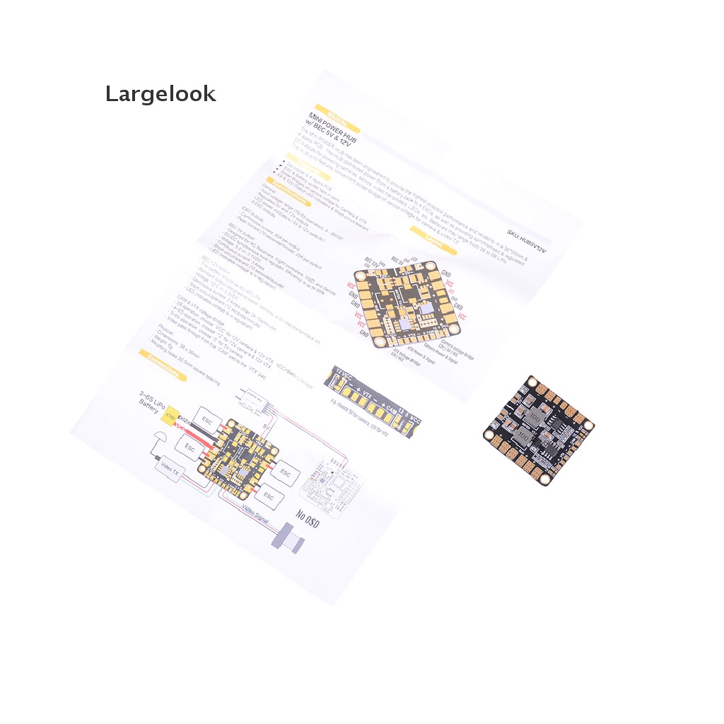 Bảng Mạch Phân Phối Nguồn Pdb Với BEC 5V &amp; 12V Cho