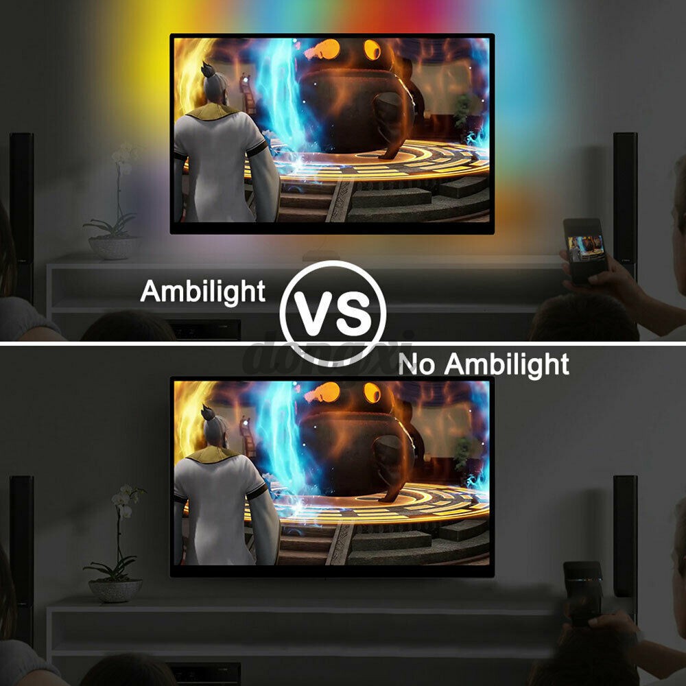 1m 30LED Strip DIY Ambilight TV PC USB LED Strip HDTV Computer Monitor Backlight | BigBuy360 - bigbuy360.vn