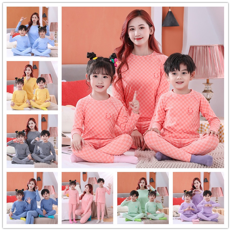 Bộ Đồ Ngủ Tay Dài 100-160cm Dành Cho Bé Trai Gái