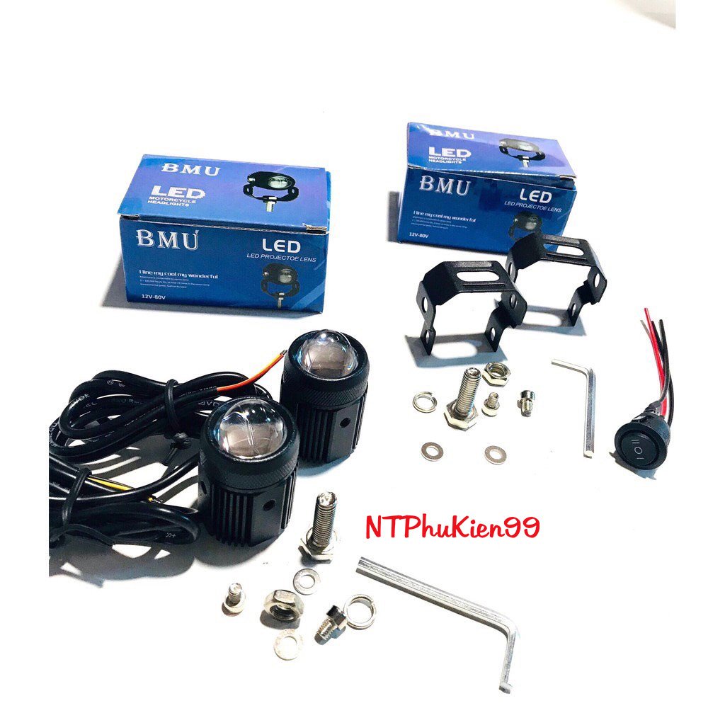 Đèn Trợ Sáng Bi Cầu Mini 2 Màu - Hàng Chuẩn Loại 1 BMU -Bảo Hành 1 Năm