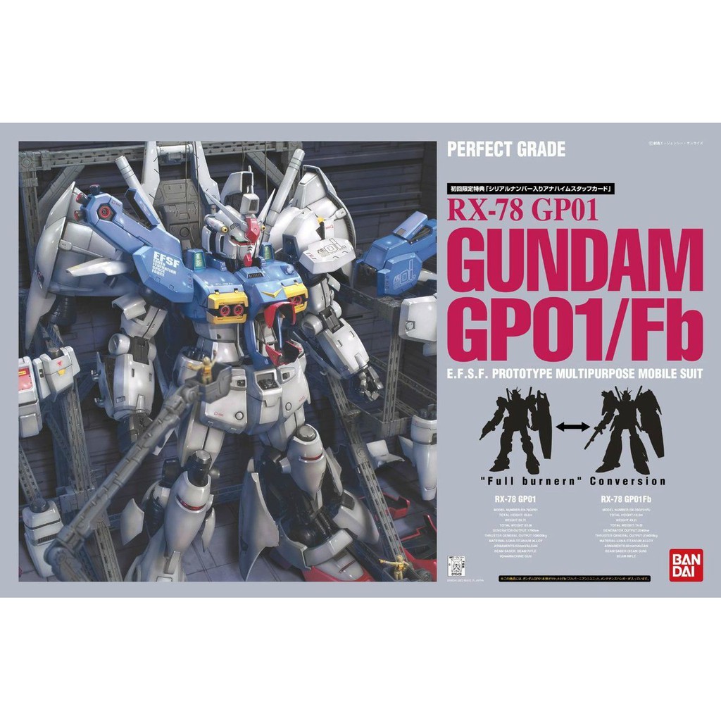 Mô hình lắp ráp PG Gundam GP01/Fb