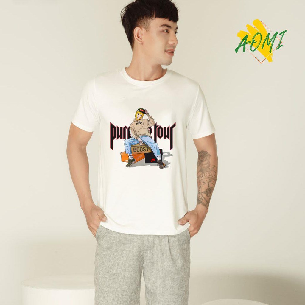 ÁO THUN TÂY DU KÝ UNISEX AOMI STYLE NGỘ KHÔNG THỜI TRANG TAY NGẮN TAY LỠ NAM NỮ GIA ĐÌNH CẶP ĐÔI CHẤT LƯỢNG CAO