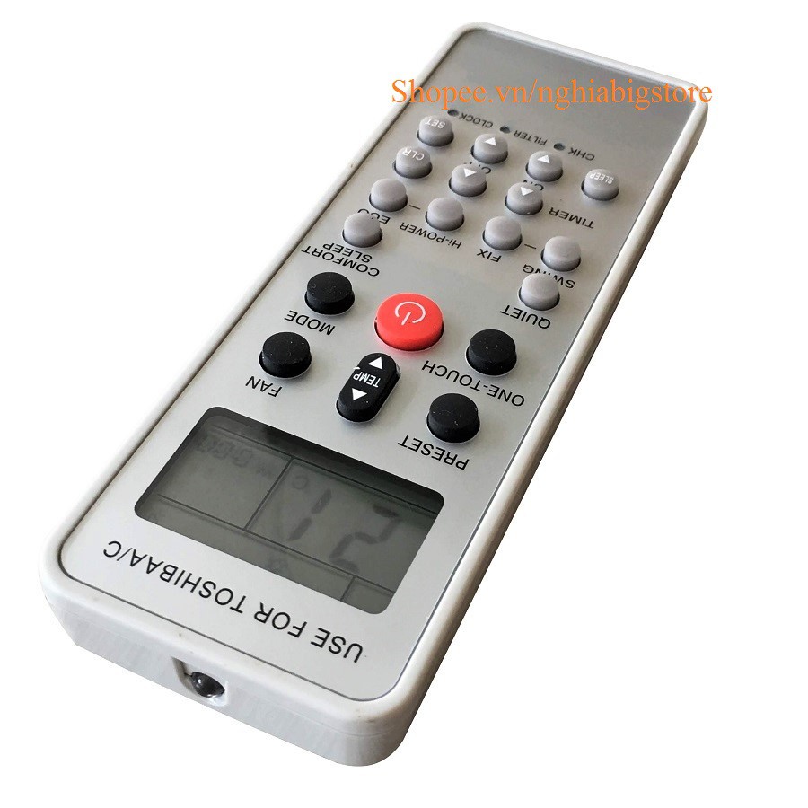 Remote Điều Khiển Máy lạnh TOSHIBA Điều Hòa RAS-16SKV-E, RAS-10SKVR-E