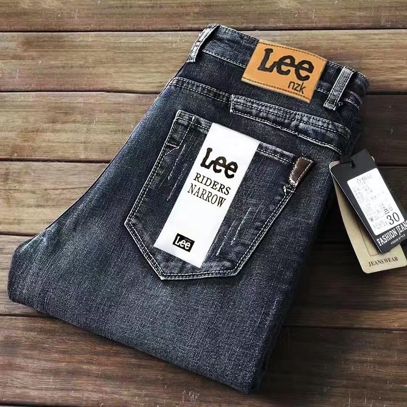 Quần Jeans Ống Rộng Thời Trang Mùa Hè Dành Cho Nam Lee Nzk HT3Z