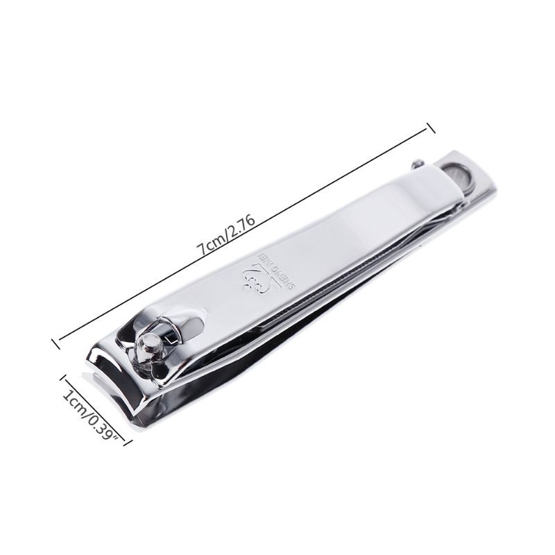Dụng cụ cắt móng tay / móng chân bằng thép không gỉ kèm đầu dũa tiện dụng