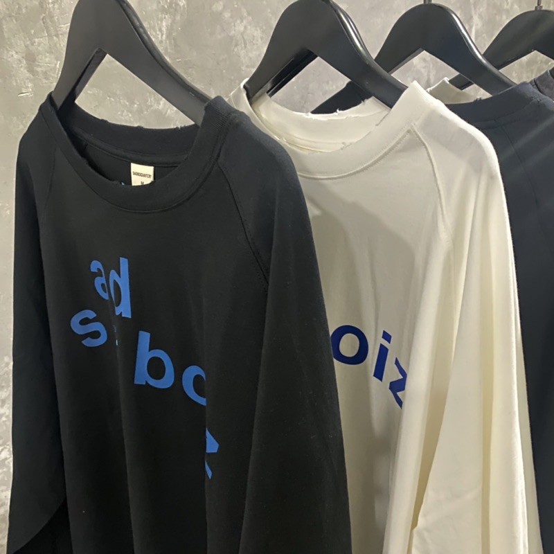 Áo thun tay dài SADBOIZ RIPPED SIGNATURE LONG SLEEVE cá tính (có logo thêu)-VIDEO ẢNH TẠI SHOP | BigBuy360 - bigbuy360.vn