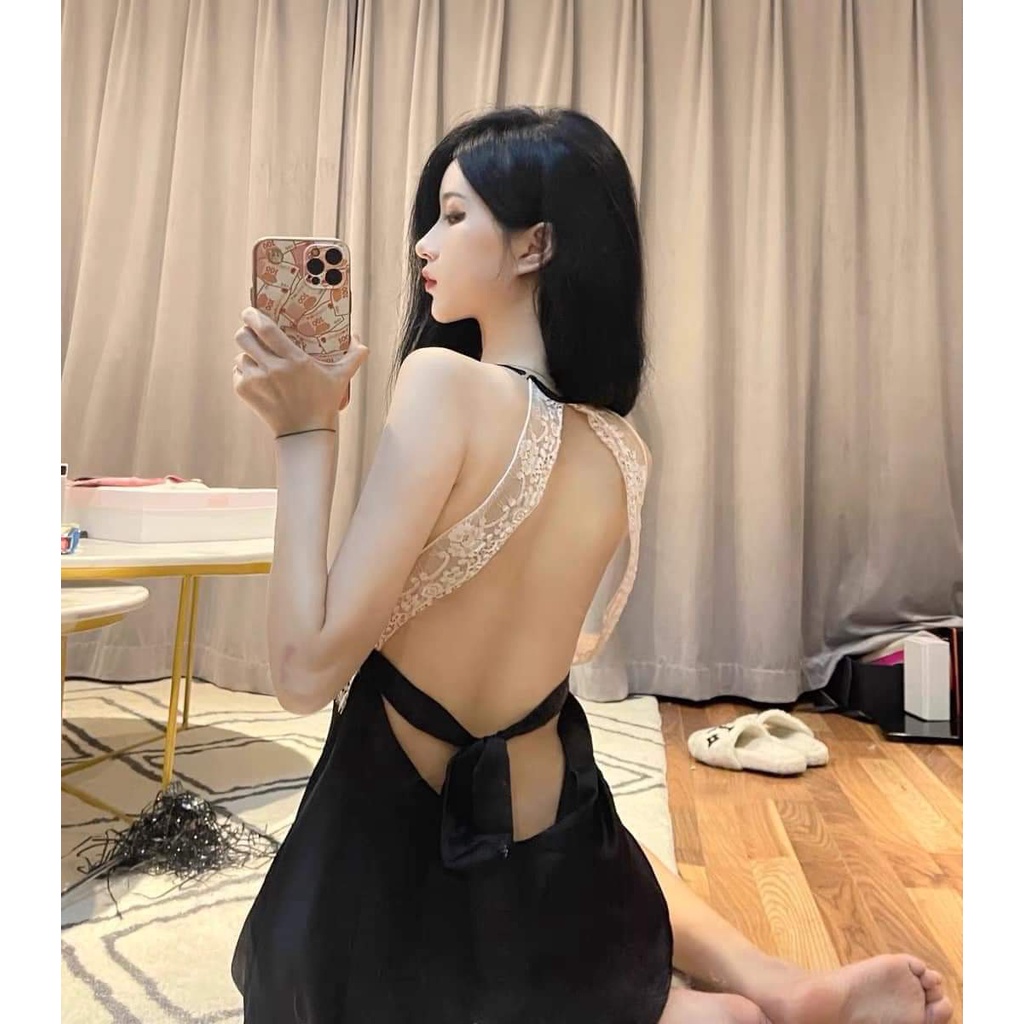 (M.106) Váy ngủ sexy lụa cao cấp Đầm mặc nhà gợi cảm quyến rũ | BigBuy360 - bigbuy360.vn