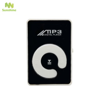 Máy nghe nhạc MP3 USB mini có kẹp di động hỗ trợ thẻ TF hợp thời trang cho chơi thể thao