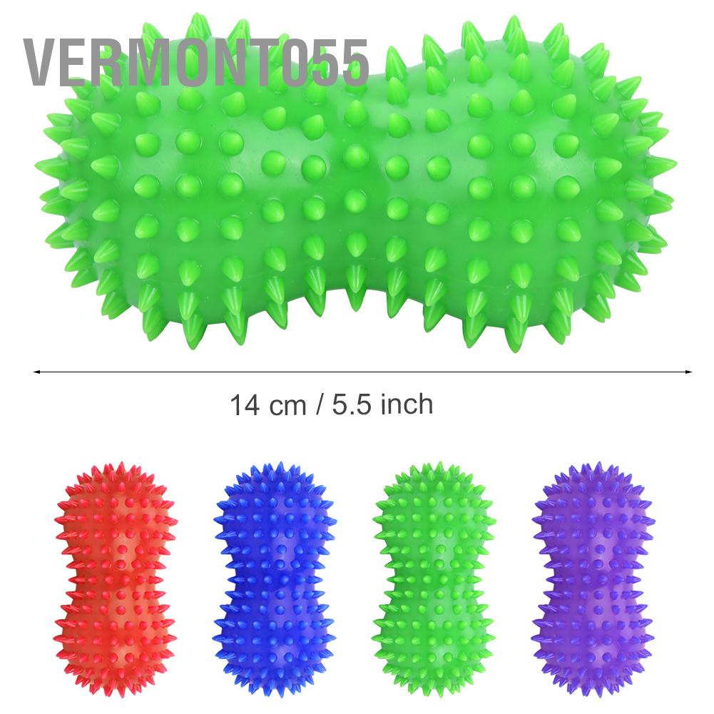 Có thể bán buôn PVC Peanut Spiky Massage Ball Back Foot Massage Tập thể dục Cơ bắp Vermont055 Hàng giao ngay