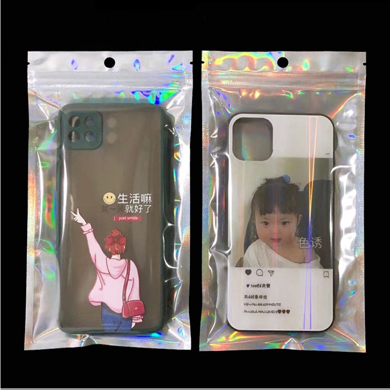 Túi zip hologram đựng phụ kiện , mỹ phẩm , sản phẩm , quà tặng , đồ mini nhiều size