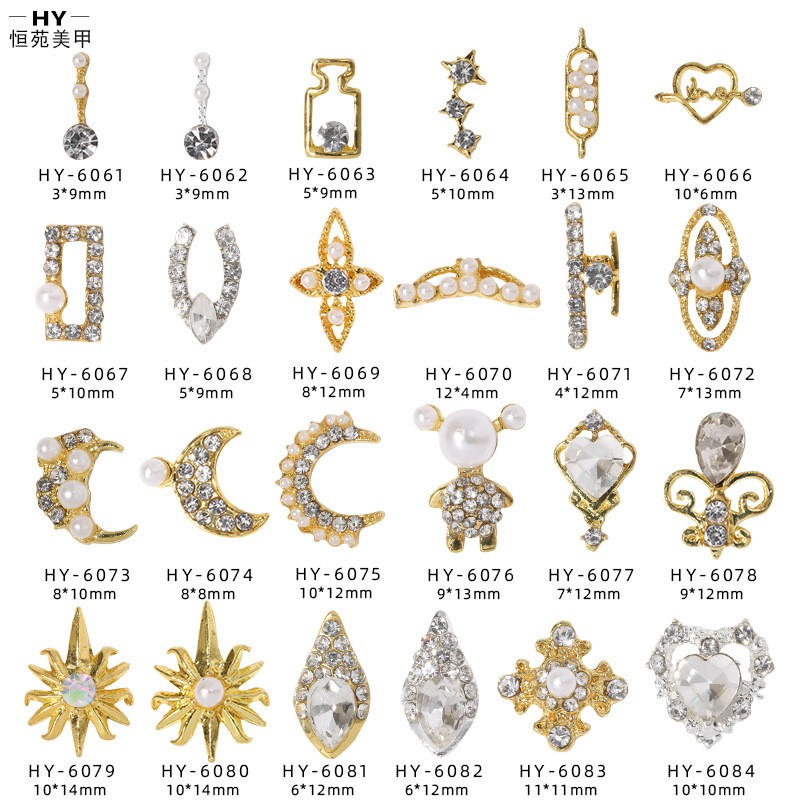 [Hàng mới về] Phụ Kiện Trang Trí Móng Tay Xinh Xắn