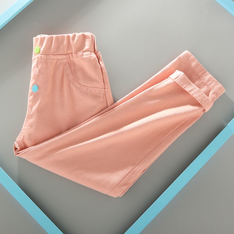 Quần Cotton Trơn Phong Cách Mới Năm 2022 Hợp Thời Trang Dễ Phối Đồ Cho Bé Gái