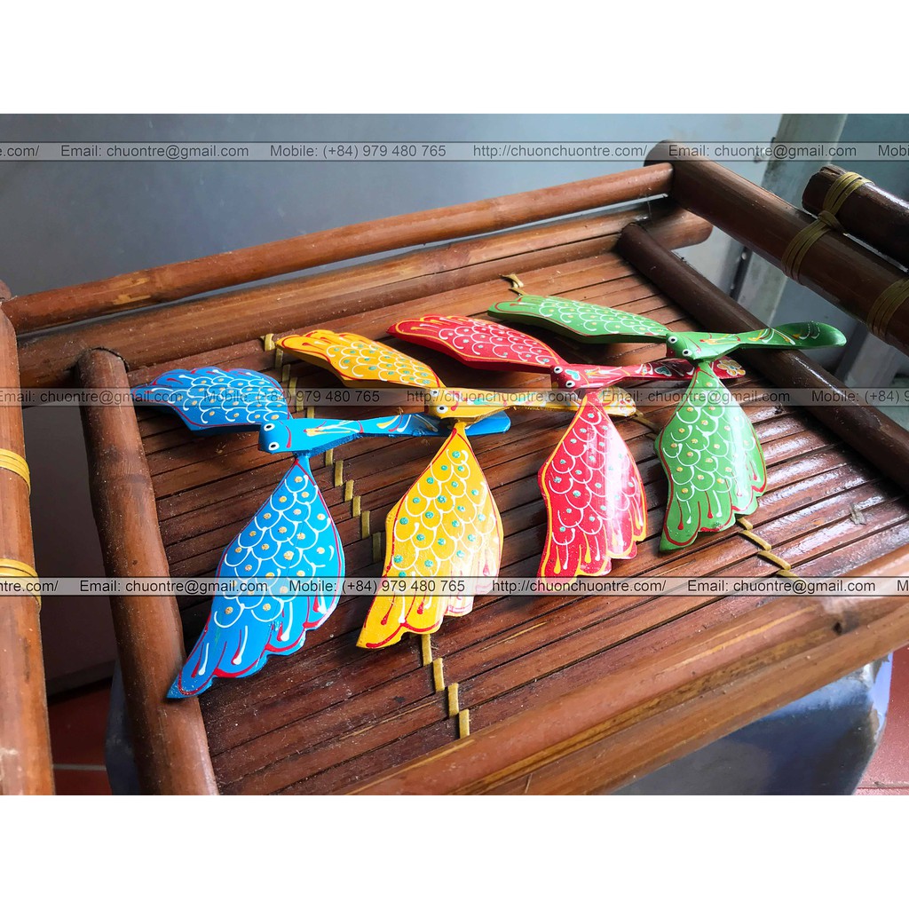 3 Con Chim Tre cân bằng - bamboo bird
