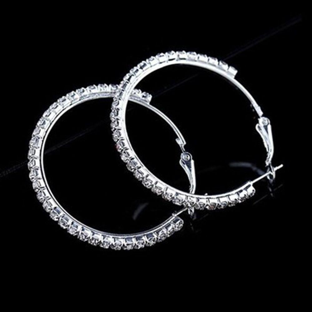 Bông Tai Dạng Vòng Tròn Dành Cho Nữ MXMUSTY|Bông Tai Diamante