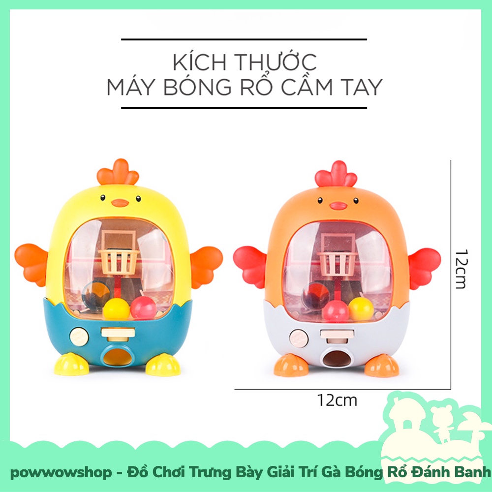 [Sẵn VN - Hỏa Tốc] Đồ Chơi Giải Trí Trưng Bày Máy Bóng Rổ, Đá Banh Vui Nhộn Cầm Tay Mini Nhỏ Gọn