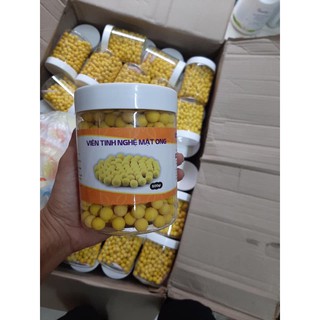 1 hộp Viên kẹo nghệ mật ong 500g có tem có mã vạch đầy đủ