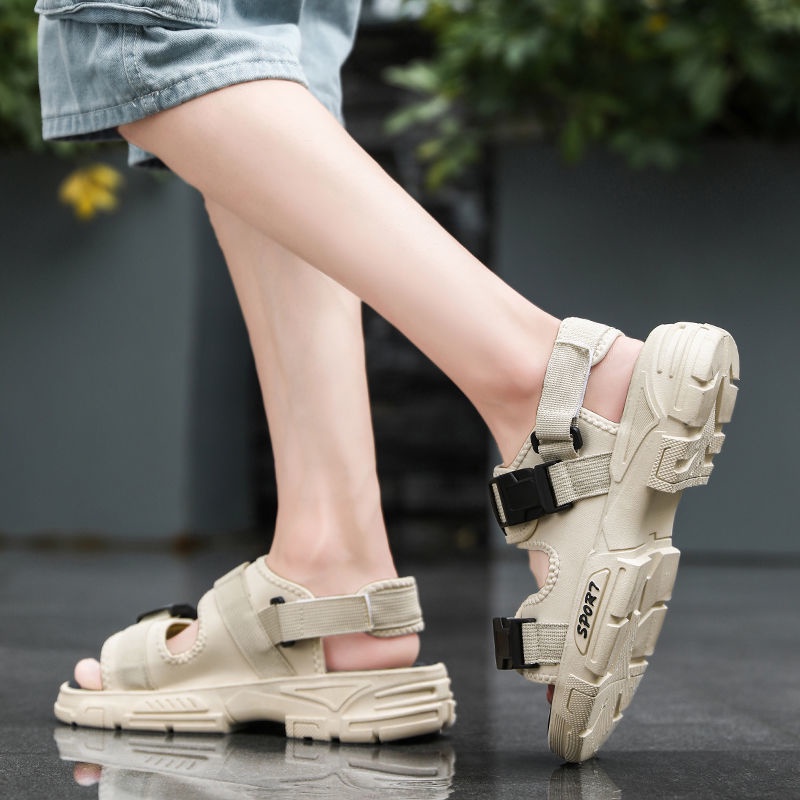 Dép Sandal Nam Đế Dày Tăng Chiều Cao 2022 Thời Trang Mùa Hè