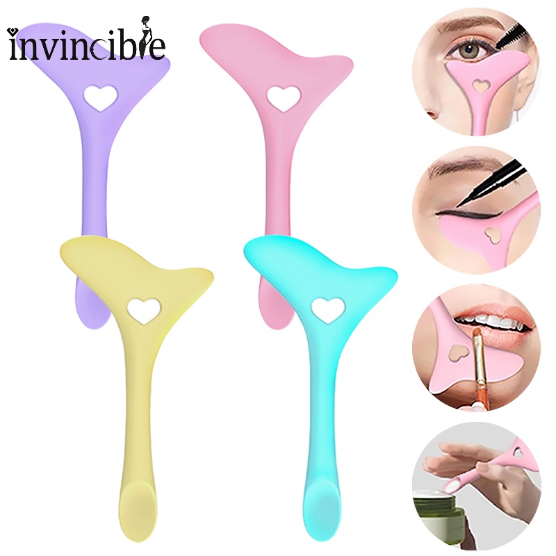 Dụng Cụ Hỗ Trợ Kẻ Mắt/Mascara Bằng Silicone Tiện Dụng