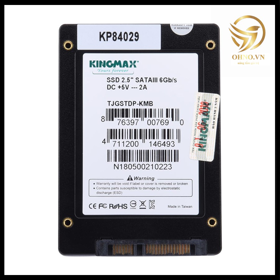 Ổ Cứng SSD KINGMAX Chính Hãng 120GB 240GB 480GB Ổ Cứng Sata III 2.5inch Đọc Ghi Tốc Độ Cao - OHNO VIỆT NAM | BigBuy360 - bigbuy360.vn