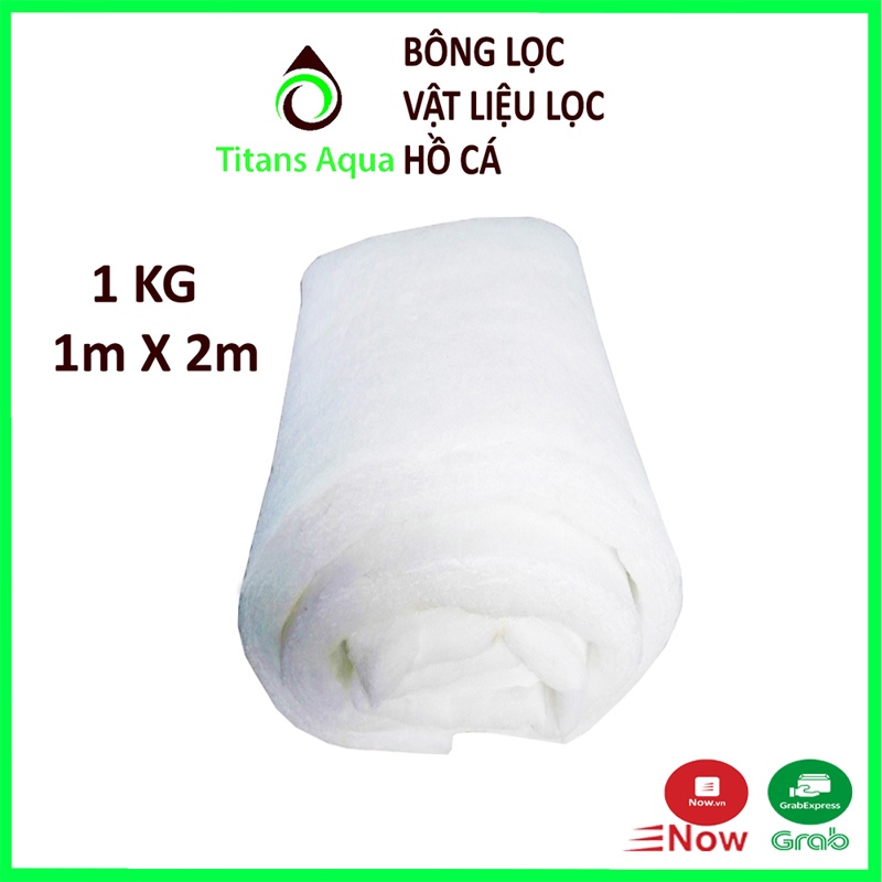 Bông lọc 1kg - 1m x 2m - vật liệu lọc hồ cá