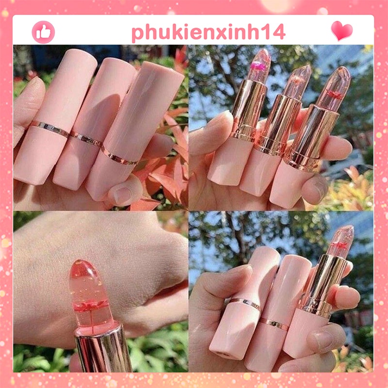 Son Thạch Ướp Hoa Biến Đổi Màu Theo Nhiệt Độ❗️
