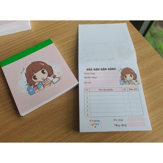 SALE XẢ HÓA ĐƠN BÁN HÀNG MINI 1 LIÊN 100TỜ