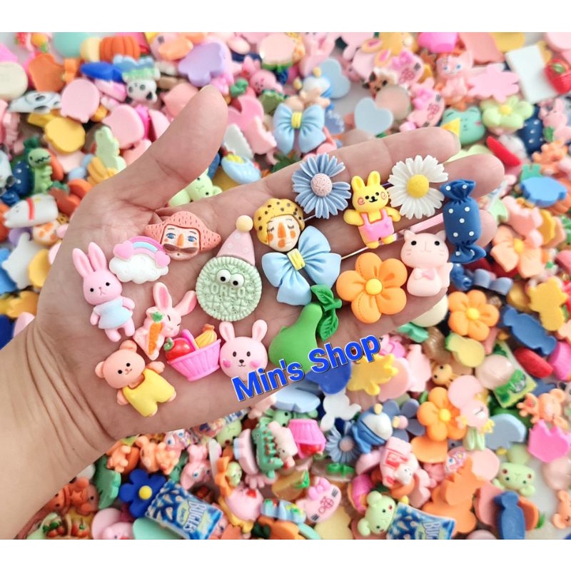 Set 100 charm/center nhiều mẫu xinh♥
