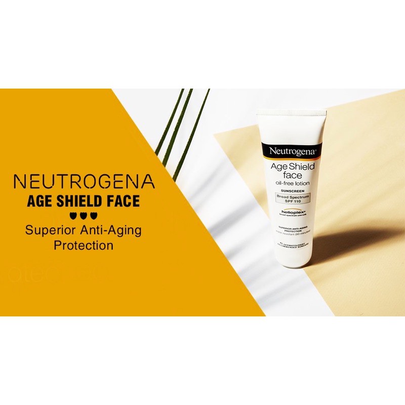 Kem Chống Nắng Neutrogena Age Shield Face Oil-Free Lotion Sunscreen Broad Spectrum SPF 110