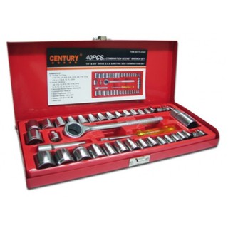 Bộ tuýp 40 món century - hộp sắt
