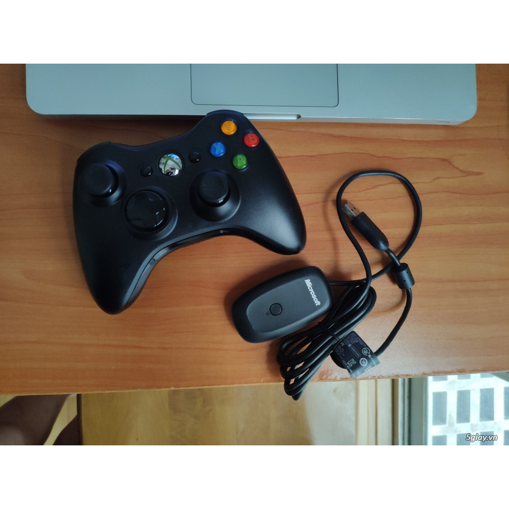 Tay Cầm Chơi Game không dây Xbox 360 Có Rung - Tay cầm không dây 2.4G cho PC, Smart TV, Laptop - Bảo hành đổi mới