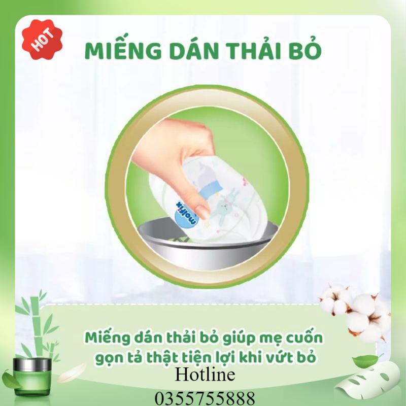 Tã Bỉm Quần Molfix Bông Organic tự nhiên đủ size M76+8 / L68+8 / XL62+8 / XXL56+8 / XXXL24+6 Cho Bé