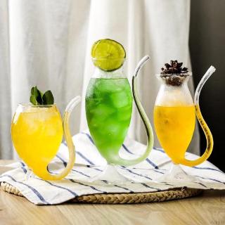 300ml Cốc Trong Suốt Chịu Nhiệt Ma Cà Rồng Cocktail Ly Rượu Có Ống Uống Ống Hút Cocktail Ly Nước Giải Khát Thanh