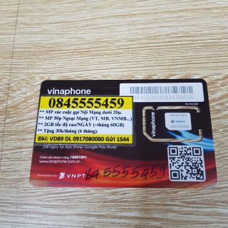 Sim số đẹp tứ quý giữa Vinaphone 10 list 2