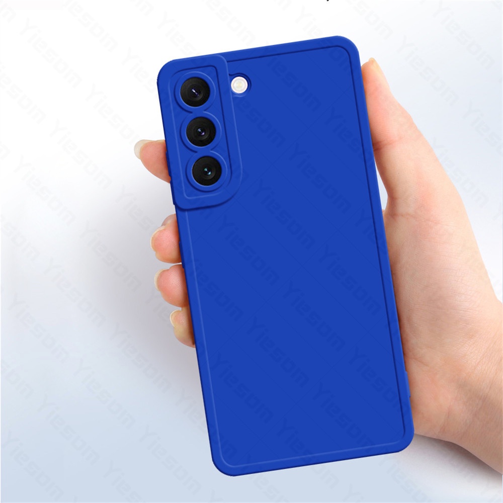 Ốp Điện Thoại Silicon Mềm Mặt Nhám Màu Trơn Cho Samsung Galaxy S22 S21 Ultra S21 FE S20FE S21 S20 Plus