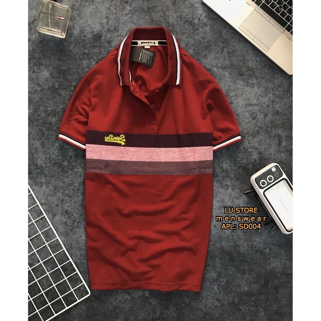 Áo Thun Polo Nam Có Cổ, Tay Ngắn SD946 - Chất Liệu Cotton 100%, Form Suông Basic Thoáng Mát, Thoải Mái. | BigBuy360 - bigbuy360.vn