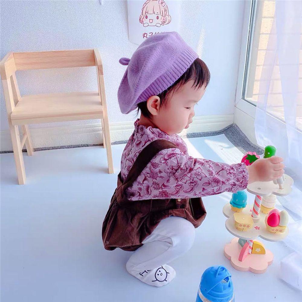 Mũ Nồi Beret Nhiều Màu Sắc Thời Trang Thu Đông Cho Bé