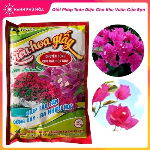 Phân Bón Hữu Cơ Chuyên Cho Hoa Giấy 700g - Giúp Cây Ra Hoa - Cứng Cây - Phát Triển Mạnh Mẽ Và Đề Kháng Sâu Bệnh