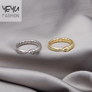 Nhẫn Hở Hình Rắn Thời Trang Phong Cách Hip Hop