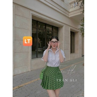 [HÀNG SẴN] SET Áo sơ mi váy xoè - freesize