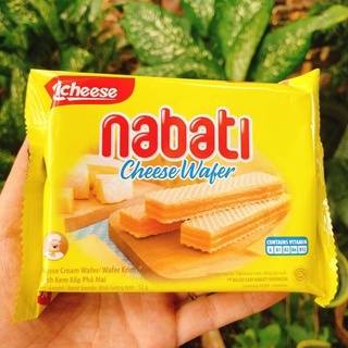 Bánh Xốp Nabati Vị Trà Xanh/ phô mai/ socola/ sữa chua gói 52g